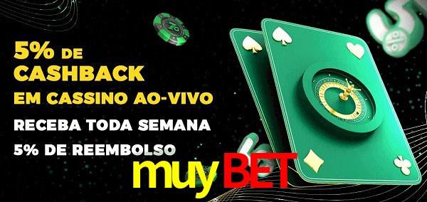 Promoções do cassino ao Vivo muybet